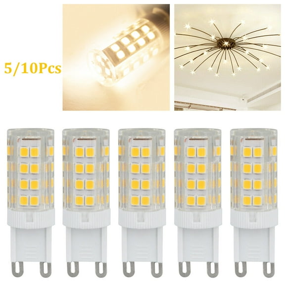 10Pack G9 2835 51smd LED Corn Bulbs Lamp 6000K Daylight Home Ceiling Light 7W