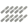 thumbnail image 1 of 10Pack M6x25mm 304 Stainless Steel Double End Threaded Stud Screw Bolt for House Maintenance, 1 of 6