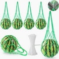 10Pack Melon Hammock Watermelon Nets with 20 Cable Zip Ties, Heavy Duty