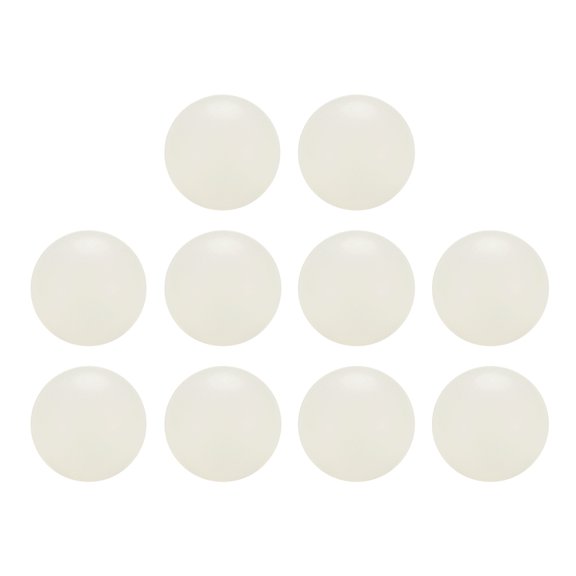 10Pack Nylon Bearing Balls 20mm Polishing Ball, G2 Precision, White
