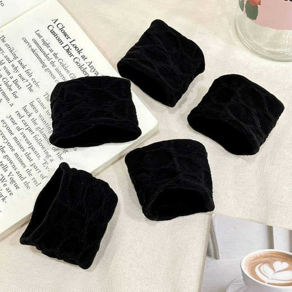 10Pack Pony Extra Wide Hair Ties - Ponytail Holders - No Damage Hair Accessories for Women