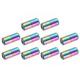 thumbnail image 1 of 10Pack Shoe Laces Buckle Lock Alloy No Tie Shoelace Turnbuckle, Multicolor, 1 of 6