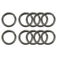 thumbnail image 1 of 10Pack Spring O Rings, 7/8"(22mm) ID Zinc Alloy Trigger Round Snap Buckle, DIY Accessories Spring Buckle (black), 1 of 6