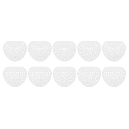 10Pack Urinal Screen Deodorizer, Anti-Splash Vanilla-Scent Urinal Cakes, White