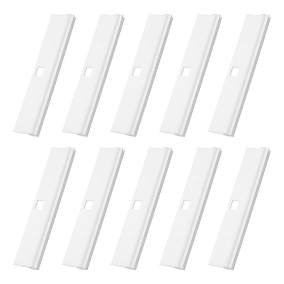 10Pack Vertical Blind Top Hangers, 89mm Plastic Vertical Curtain Hanging Film, Curtain Repair Clip Blind Accessories for Home Office Hotels