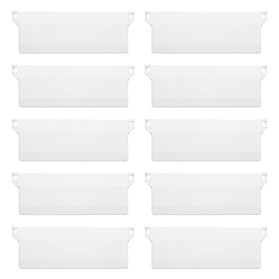 10Pack Vertical Blind Weights 140mm Plastic Vertical Blind Bottom Weights Plates Accessories Curtains Replacement Bottom Slats for Home and Office
