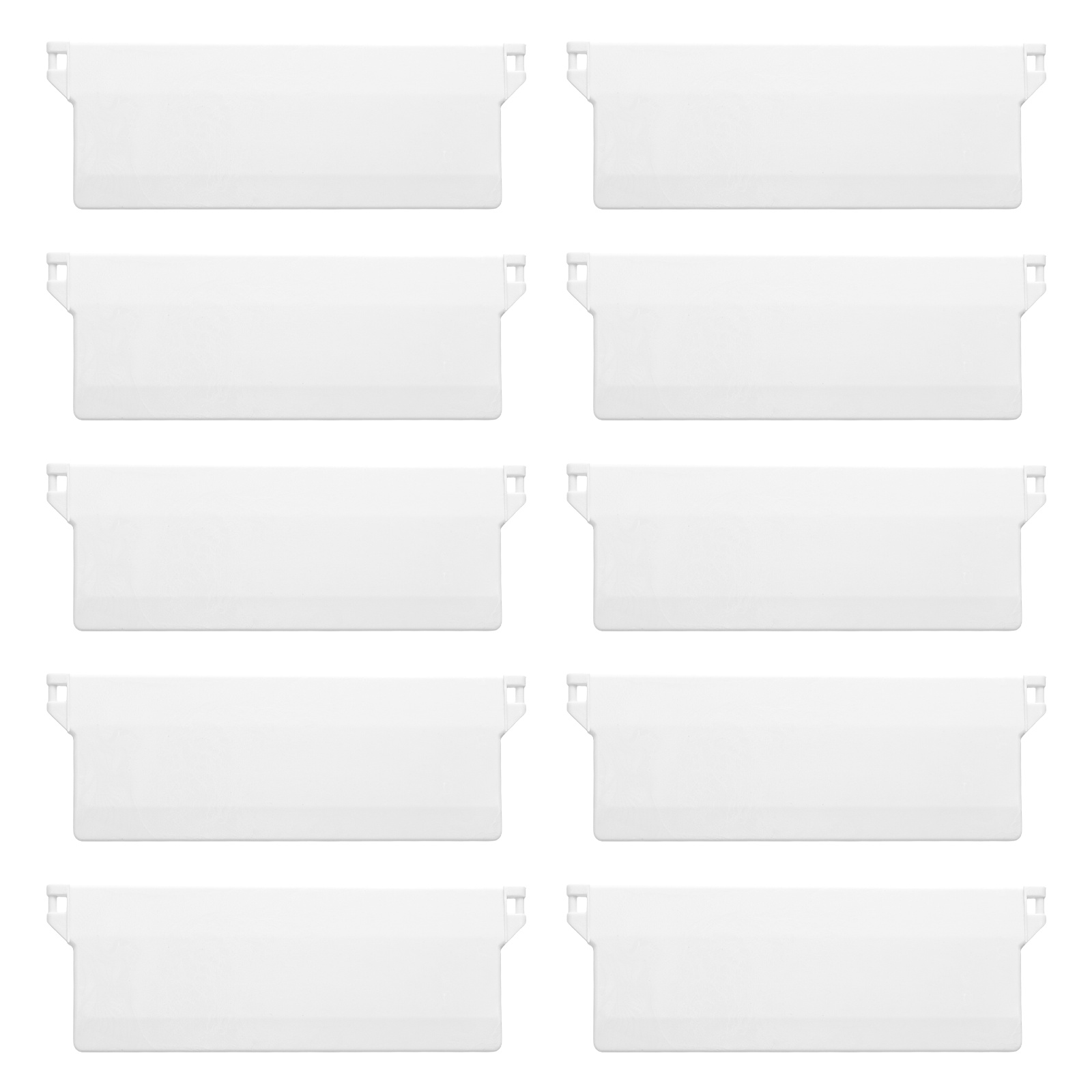10Pack Vertical Blind Weights 140mm Plastic Vertical Blind Bottom Weights Plates Accessories Curtains Replacement Bottom Slats for Home and Office