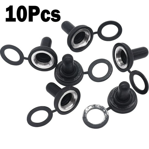 10Packs 12mm Toggle Switch Rubber Resistance Boot Cover Cap Waterproof cap