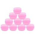 thumbnail image 1 of 10Packs 30G/30ML Frosted Container Jars with Inner Liner for Scrubs, Oils, Salves, Creams, Lotions, Makeup Cosmetics, Nail Accessories, Beauty Aids(Pink), 1 of 5
