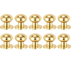 10Packs Gold Drawer Knobs, Tiny Dresser Knobs, Small Kitchen knobs