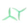 thumbnail image 1 of 10Pair Drone Propeller 5127.5 5.1inch 3 Blades PC Propeller for RC FPV Freestyle Drones Accessories Part Green, 1 of 5