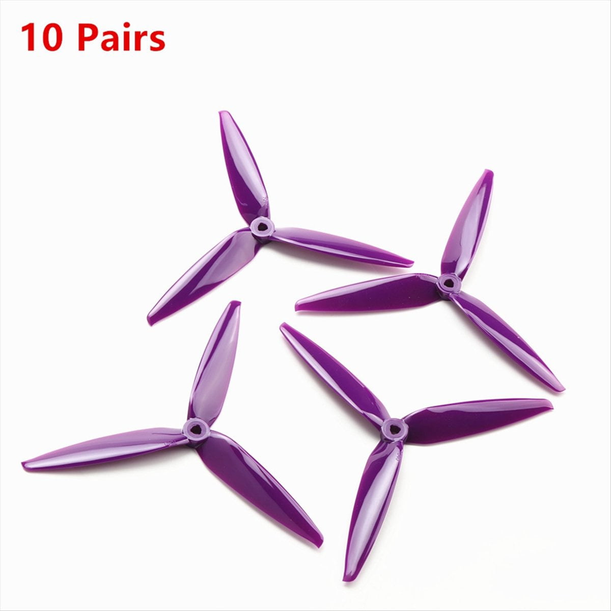7 Inch Propeller 10Pairs 7inch Propeller 7X4X3 3 Blade CCW+CW PC Propeller for 7inch ...