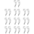 thumbnail image 1 of 10Pairs Eyeglass Ear Hooks Silicone Anti Slip Glasses Retainers Grip Tips for Sunglasses Spectacles Comfortable Secure Fit Accessories,White, 1 of 5