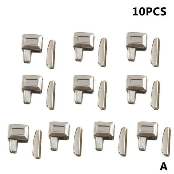 10Pairs FIX A Zipper Tool Universal Repair Replacement Kit Zip Fixer Slider Clip L7E4