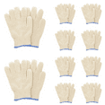 thumbnail image 1 of 10Pairs Heat Proof Oven Gloves for Grilling and Baking, Comfortable Aramid Oven Gloves with Fingers, Thick Cotton Knit Gloves For Handling Hot Pans and Dishes, 1 of 8