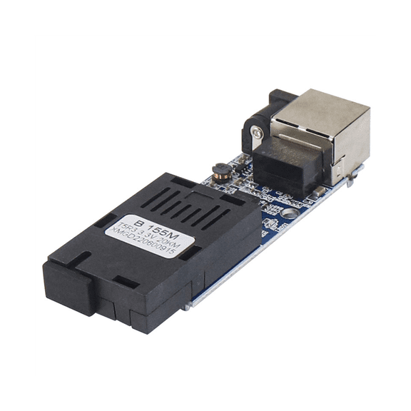 10Pairs Mini Fiber Optical Media Converter 10/100Mbps Single Mode Single 20Km Fiber SC Port Fiber Switch