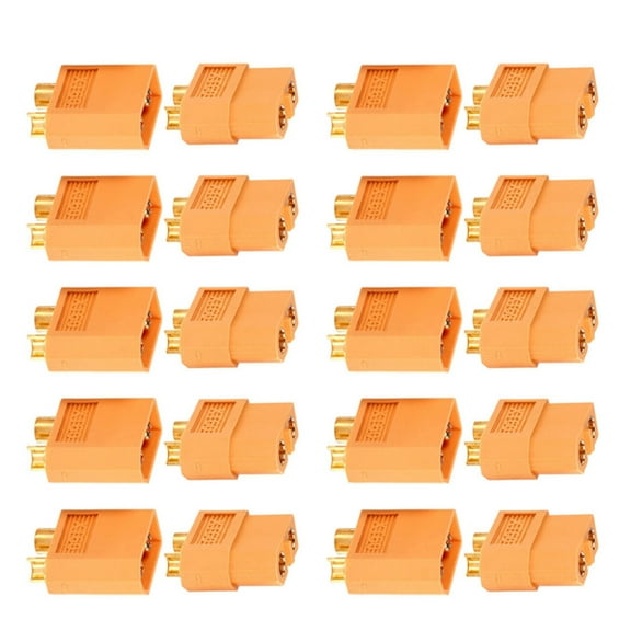 10Pairs RC Model Battery Connection Upgrade XT60 Connectors for Planes and Cars