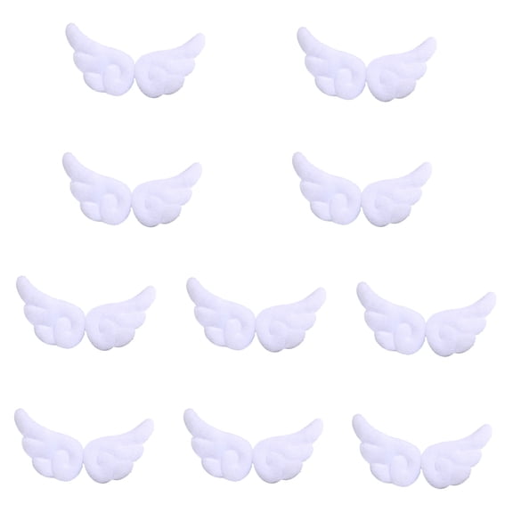 10Pairs Trendy Wing Hair Accessories Hairpieces Decoration Alloy Clip Ornament for Versatile Hairstyles