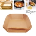 thumbnail image 1 of 10Pc 2026 Patterned Air Fryer Liners - Disposable Non-Stick Food Grade Parchment Papers With Oil-Absorbent DesignforEasy Cleanup, 1 of 7
