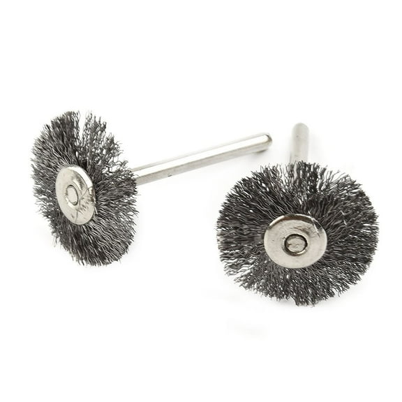10Pc 22Mm Steel Wire Wheel Brushes for Mini Drill Rotary Tools Polishing Brush