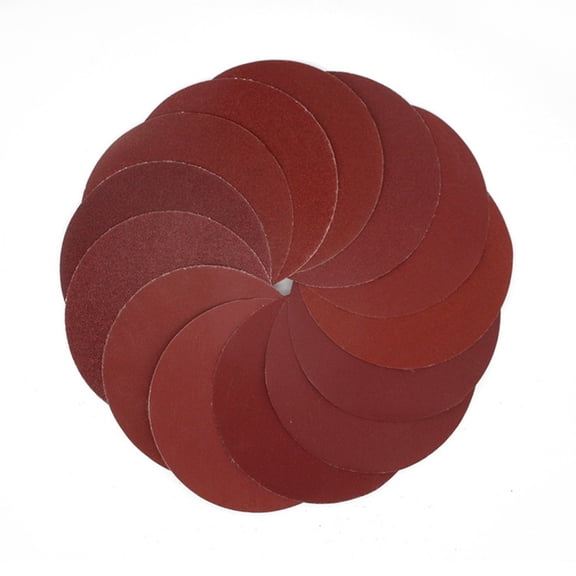 10Pc 5Inch/125Mm 40-2000Grit Round Shape Disk Sand Sheets Sandpaper Polishing 150Grit