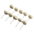 thumbnail image 1 of 10Pc Cloth Polishing Wheel Rotary Tool Accessory Buffing Pad for Jewelry Metal Off White, 1 of 8