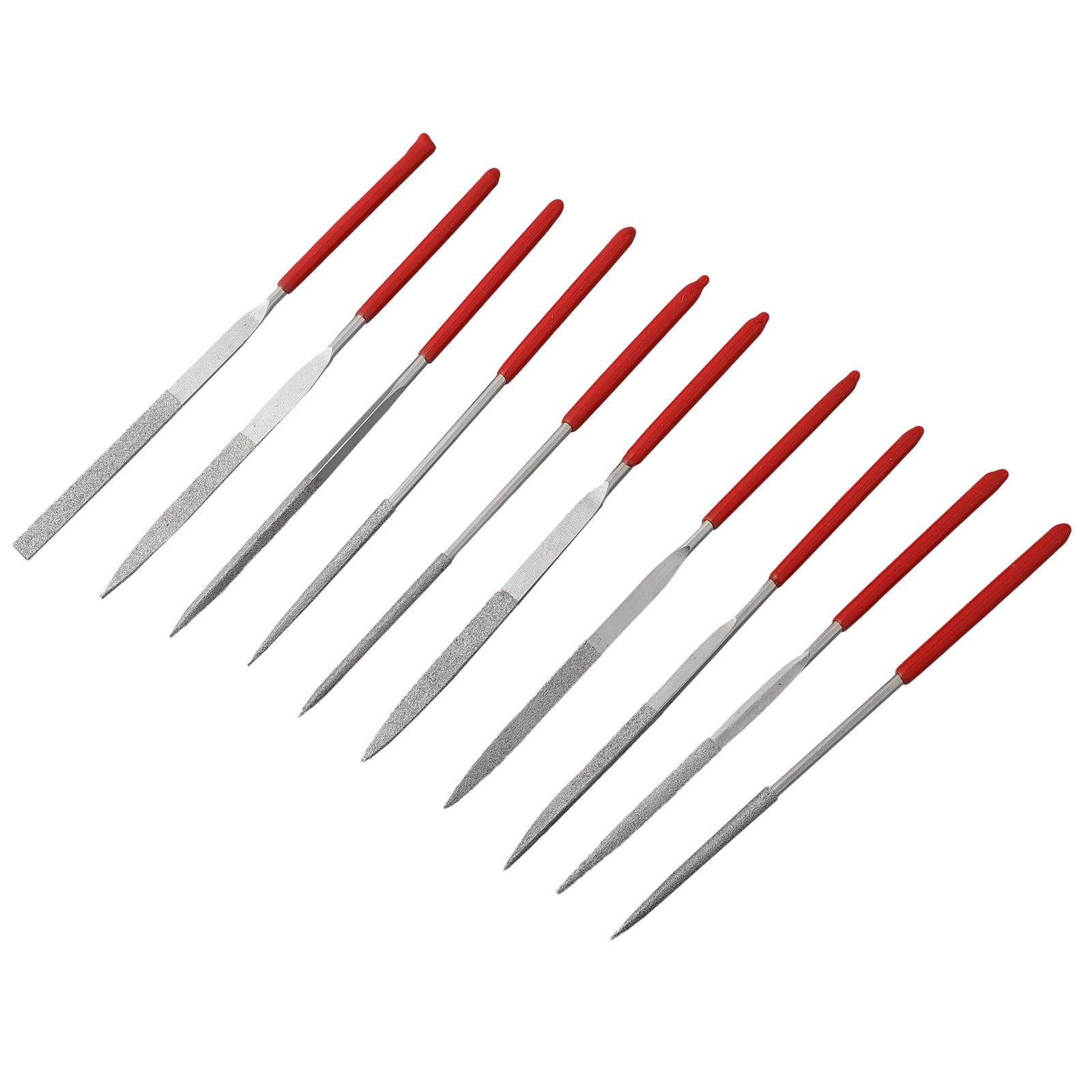 10Pc Diamond Needle File 3*140Mm Set Electroplating For Glass Mirror ...