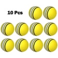 thumbnail image 1 of 10Pc Golf Swing Training Foam Balls Indoor Practice Rainbow Sponge Balls, 1 of 10