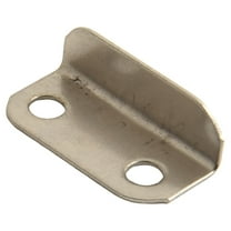 10Pc Home Office Silver Tone Metal Right Angle Drawer Lock Strike Plate