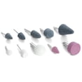 thumbnail image 1 of Performance Tool M565C - 10 Piece Assorted Mounted Stone Set with 1/8 and 1/4-Inch Shank, Ideal for Precision Grinding and Polishing Tasks, 1 of 2