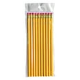thumbnail image 1 of 10Pc Pencil Office Writing with Erasers Pencil Write Continuously 10 Hb Pencils with Yellow Hex Bar, 1 of 9