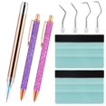 thumbnail image 1 of 10Pc Pin Pen Vinyl Weeding Tool Kit,LED Weeding Tools with Light for Vinyl,5 Pen Head,2 A C2291, 1 of 7