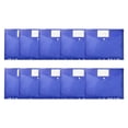 10Pc Plastic Envelopes Binder Folders,11 Holes Expandable Binder ...
