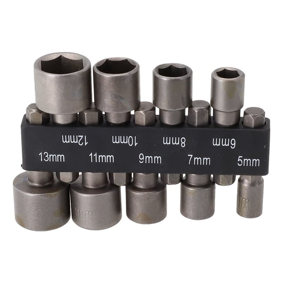 10Pc Ratchet Wrench 5-13Mm Power Nut Driver Adapter Pawl Socket Spanner Set
