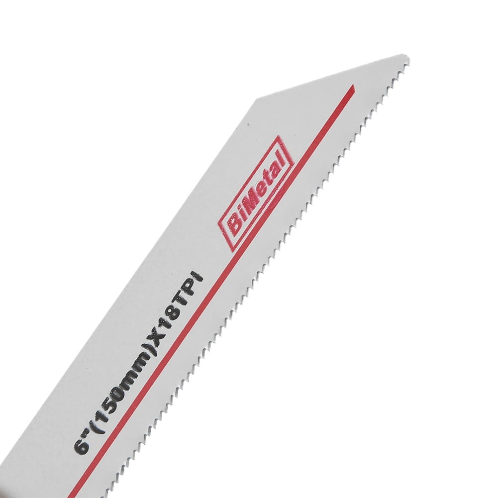 10Pc S922Ef 150Mm 6" Bim Reciprocating Saw Blades Set Flexible for Cutting Metal