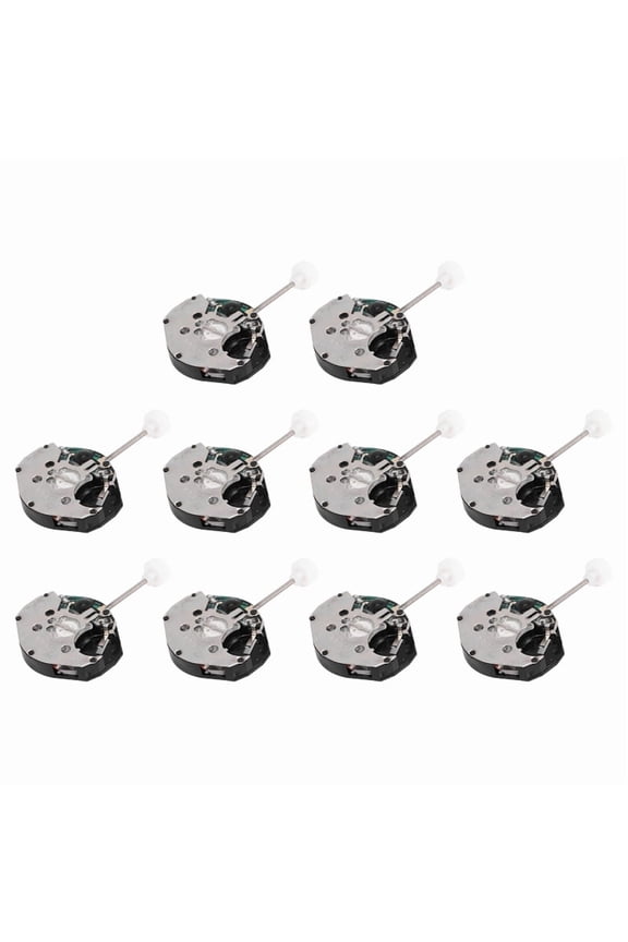 10Pc SL68 Quartz Watch Movement Clock Accesories DIY Suitable for Watch Repairing Eplacing or Making A Clock Watchmaker,10 x Quartz Watch Movement,Black & Silver