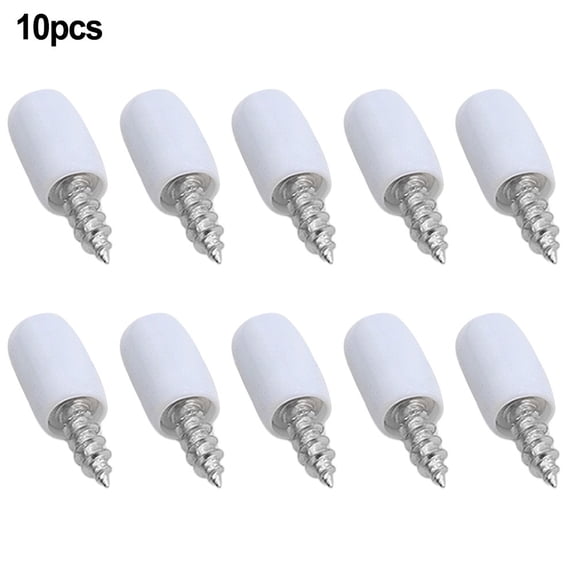 10Pc Self-Tapping Screws Cabinet Bracket Laminate Support Glass Studs Pegs