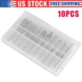 thumbnail image 1 of 10Pc Tungsten Carbide Rotary Burr Set Grinder Bit 1/8" Shank Dremel Rotary Tool., 1 of 5