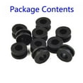 thumbnail image 1 of 10Pc Universal Motorcycle Rubber Grommet Mount Set Side Cover Fender, 1 of 12