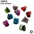 thumbnail image 1 of 10Pc Women Girls Mini Amber Hair Clip Claw Barrettes Small Hairpin Cute E6P9, 1 of 9