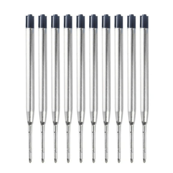 10Pcs 1.0mm Point Pen Refills Points Pen Refills Metal Ballpoint Pens Refills Replaceable Ink Pen Refills for Pens