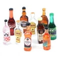 thumbnail image 1 of 10Pcs 1:12 Dollhouse Miniature Drinks Wine Model Doll Kitchen Food Accessories, 1 of 16