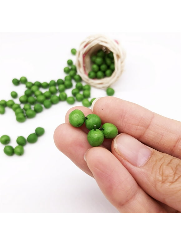 10Pcs 1:12 Dollhouse Miniature Fruit Green Apple Kitchen Dining Model Play Toy Rot