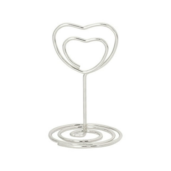 10Pcs 1.9Inch Table Number Holders Iron Wire Place Card Holders Name Card Stand Picture Memos Clip for Wedding Birthday