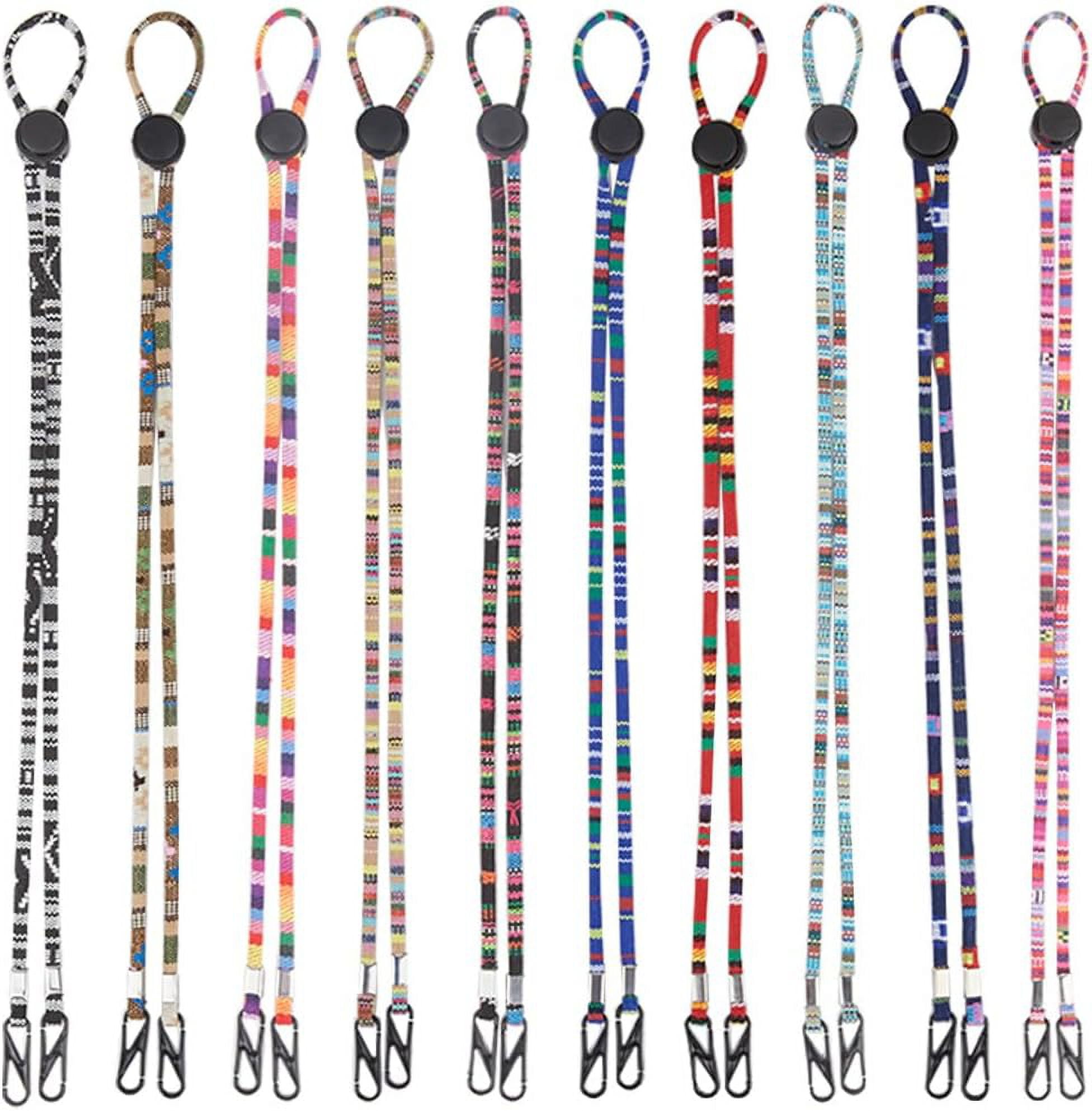 10Pcs 10 Colors Adjustable Hat Strap Clips Hats Chin Cord Elastic ...