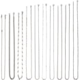 thumbnail image 1 of 10Pcs 10 Style Stainless Steel Chain Necklace Set Bulk Silver Tone Necklace Chains Cuban Link Chain Rope Chain Snake Chain Box Chain for Women Men Necklace Jewelry Making 19.7~25.8 Inch, 1 of 6