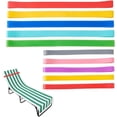 thumbnail image 1 of 10Pcs 10 Styles Silicone Towel Bands for Beach Chairs Mixed Color 350~600x11.8~17.7mm 1pc/style, 1 of 8