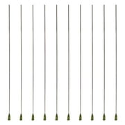 10Pcs 11.69 Inch Blunt Tip Dispensing Needles 18 Gauge Stainless Steel Long Needles with Luer Lock