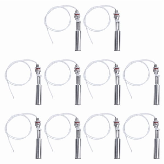 10Pcs 11.9cm Stainless Steel Duckbilled Float Water Level Switch Sensor Stainless Steel Portable Float Switch