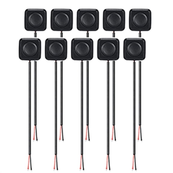 10Pcs 12V/24V Mini Momentary Push Button ON/ Switch, Mount, Easy Installation for Electronic Experiment